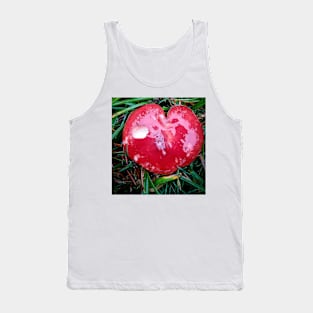 Red Mushroom Heart Tank Top